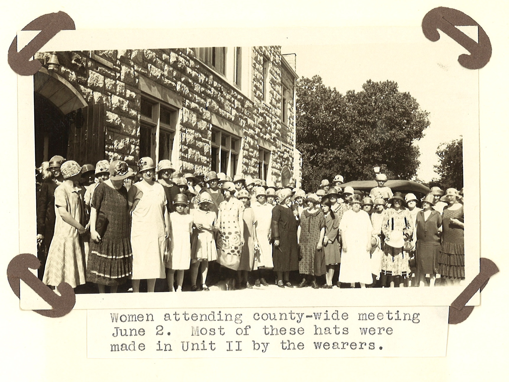 1926 photo of Farm Bureau Women's Unit