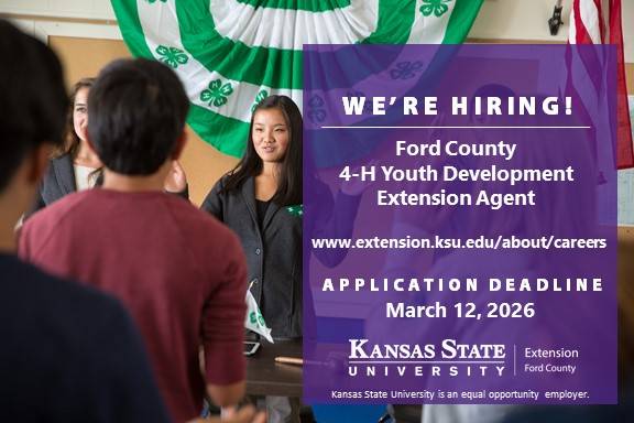 4-H Youth Development Agent Postion