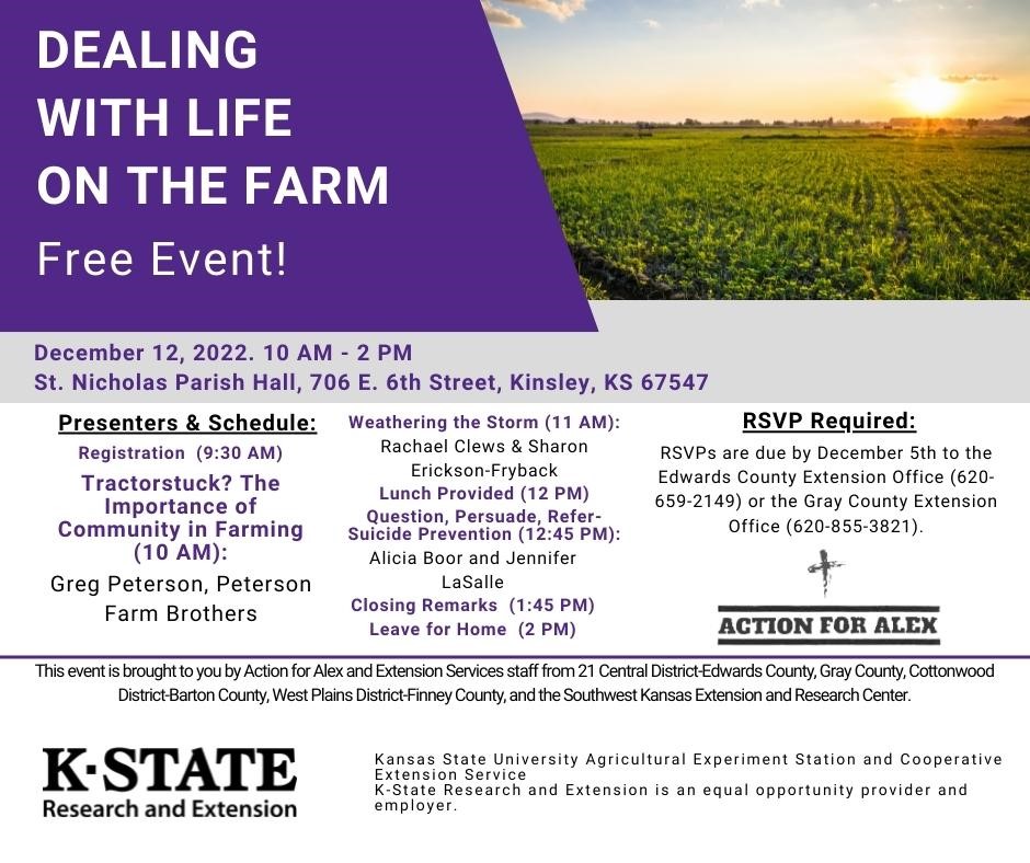 Dealing with Life On the Farm Flyer